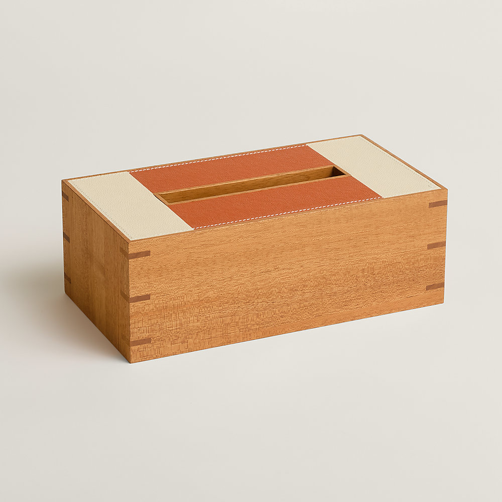 HERMES ティーボックス《Pleiade Pleiade tissue box, small model